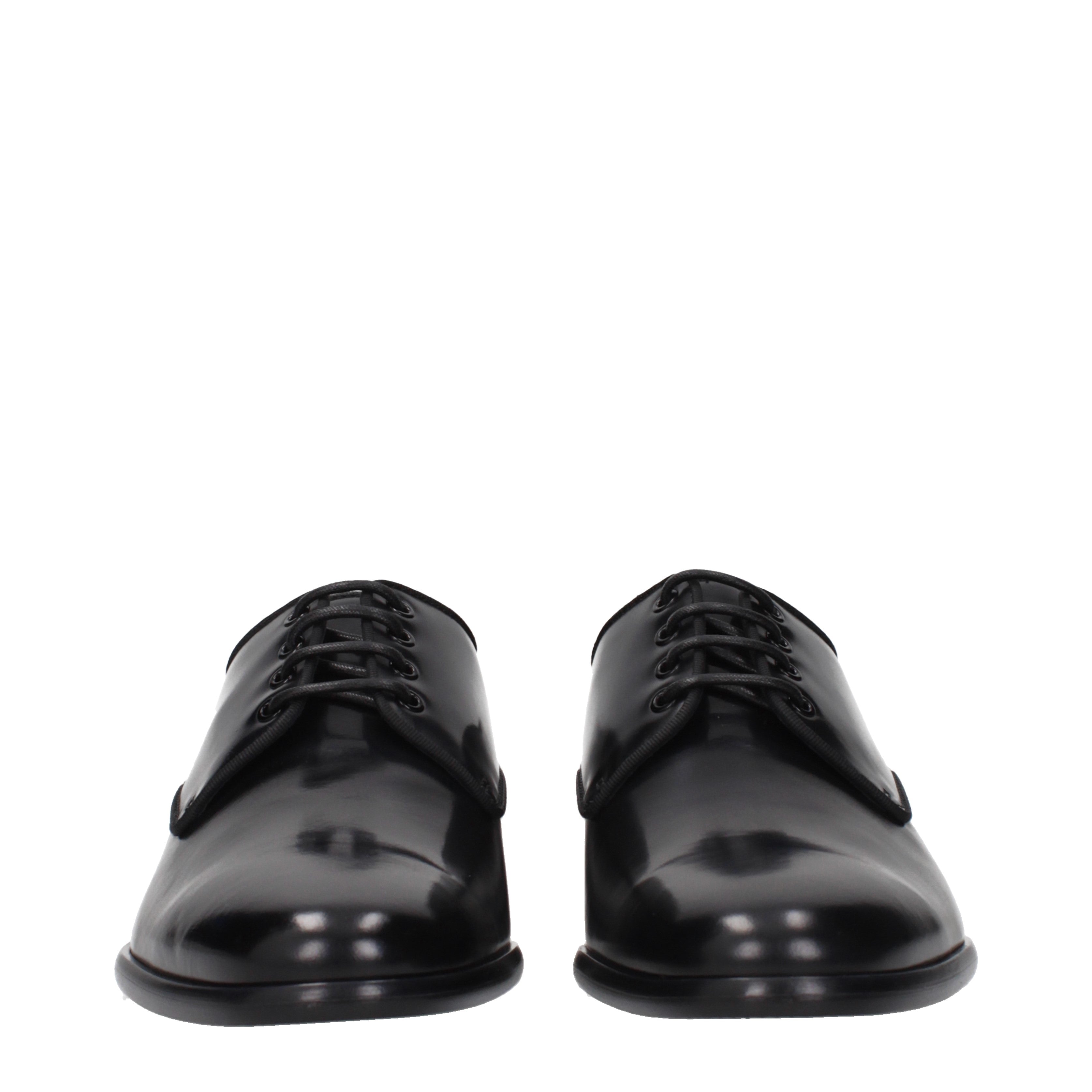 Dolce&Gabbana レースアップとモンクストラップ 女性 皮革 黒 | B-Exit