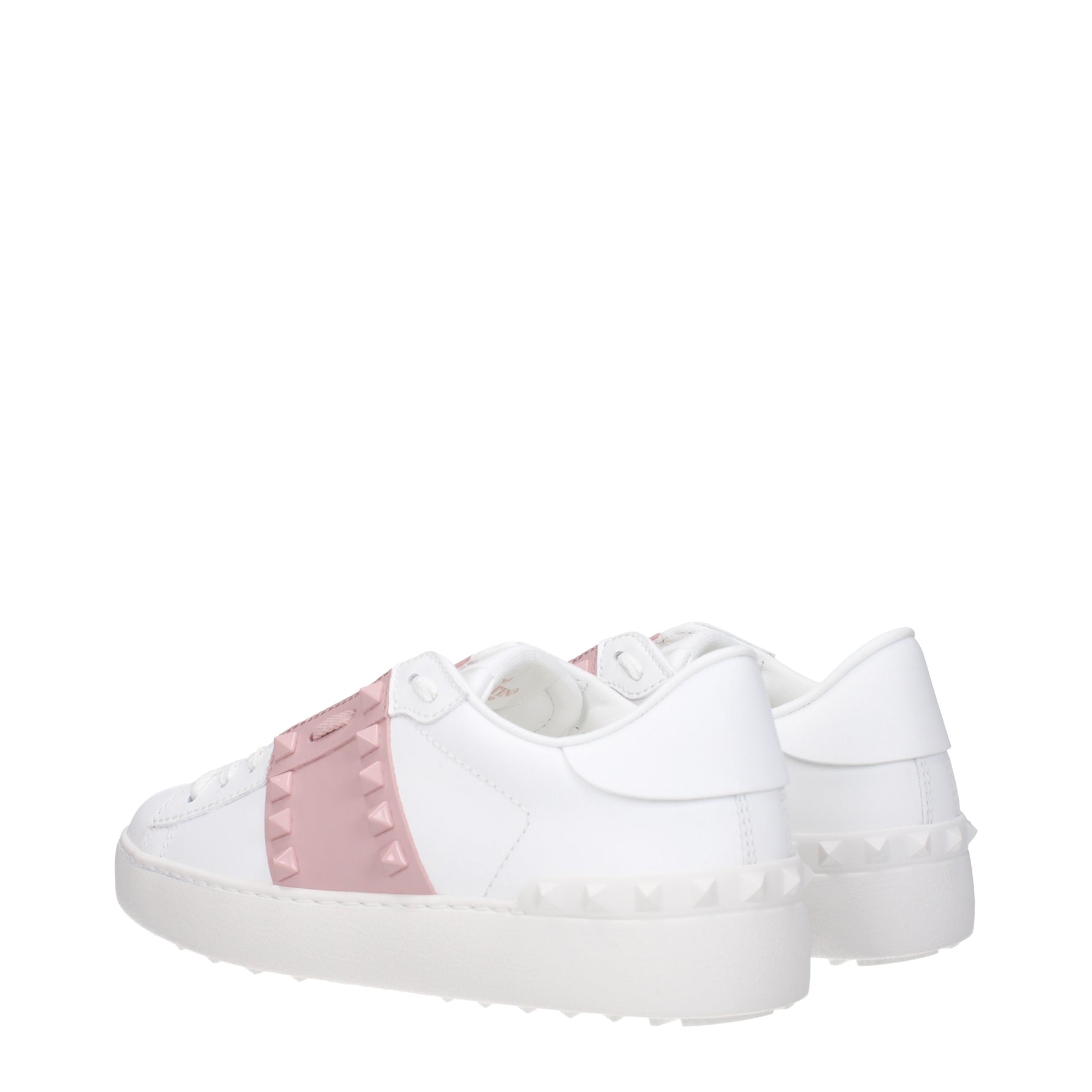 Valentino Garavani Sneakers Donna Pelle Bianco/Acqua alle Rose B