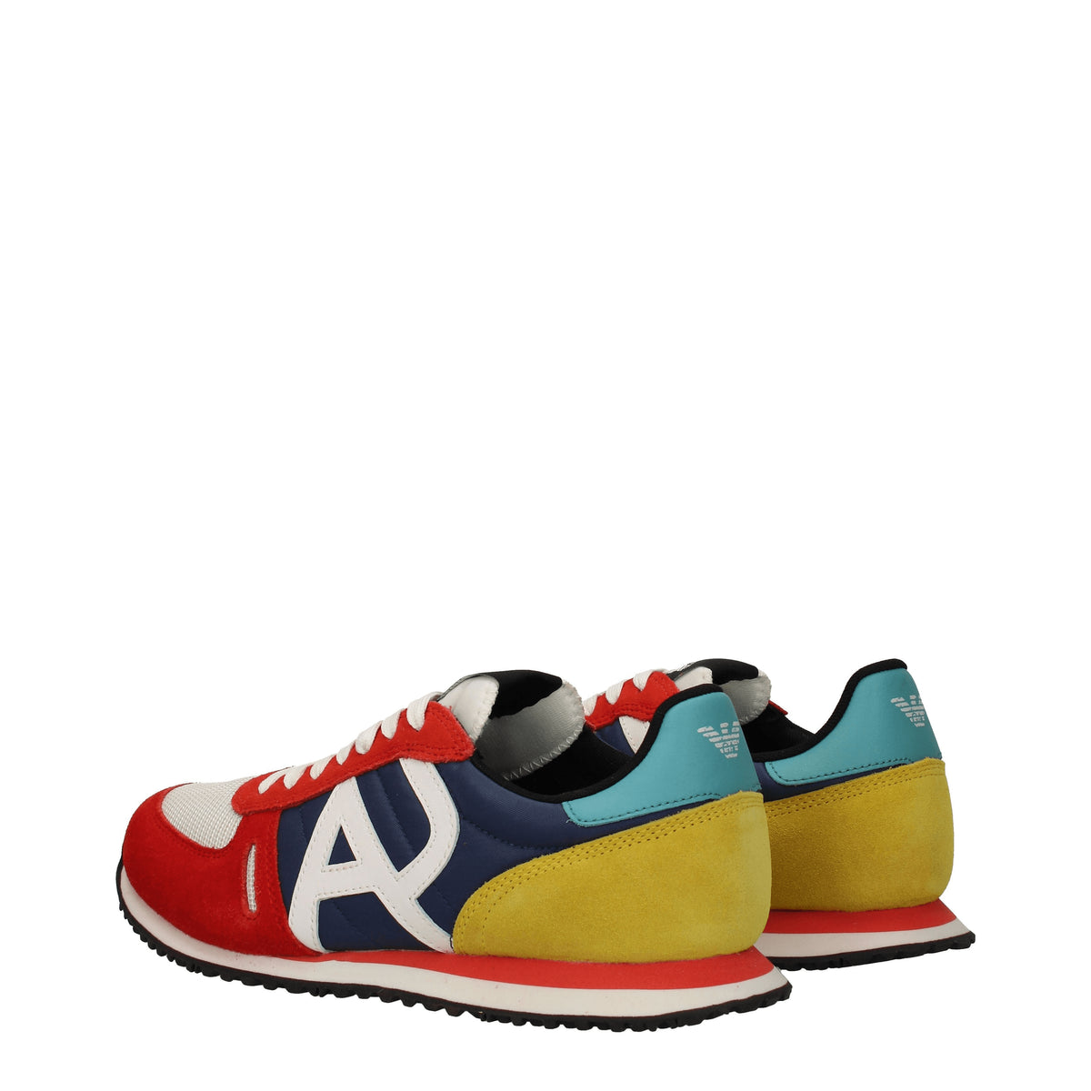 Armani Jeans Sneakers Uomo Tessuto Multicolor