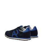 Armani Jeans Sneakers Uomo Tessuto Blu