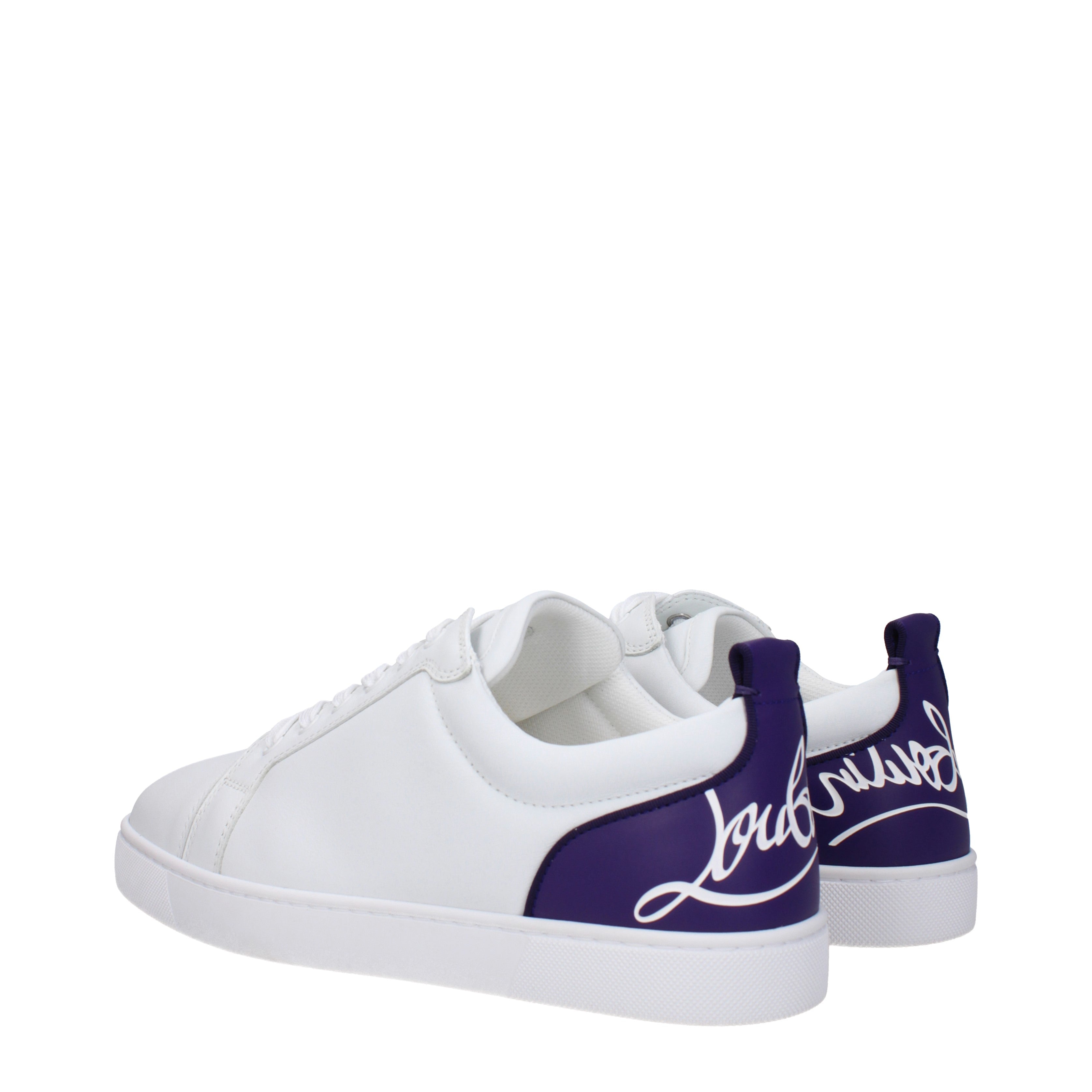 Louboutin Sneakers Fun louis junior Uomo Pelle Bianco Louboutin Sneakers Fun louis junior Uomo Pelle Bianco