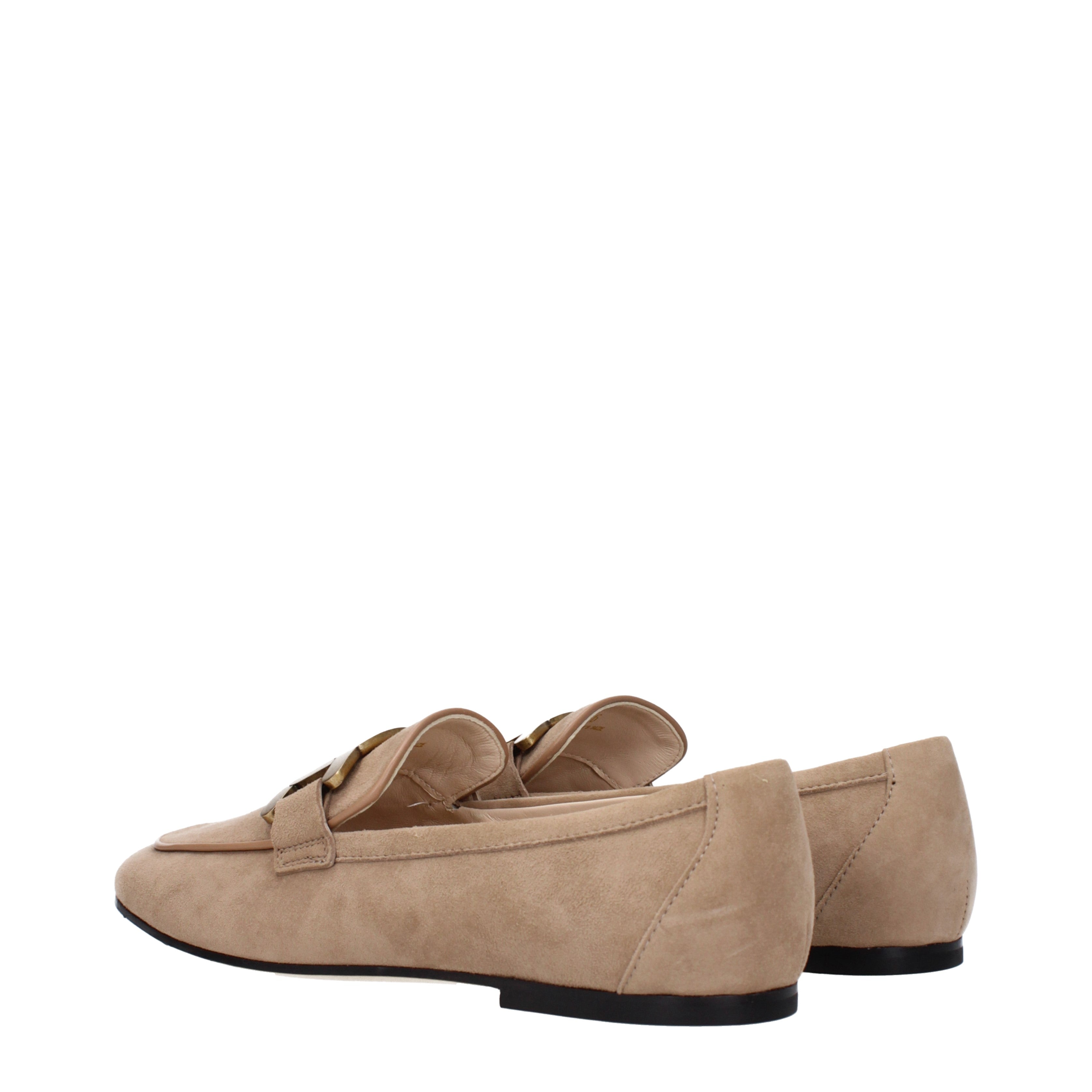 Tod's ローファー 女性 スエード ベージュ/カプチーノ | B-Exit – B