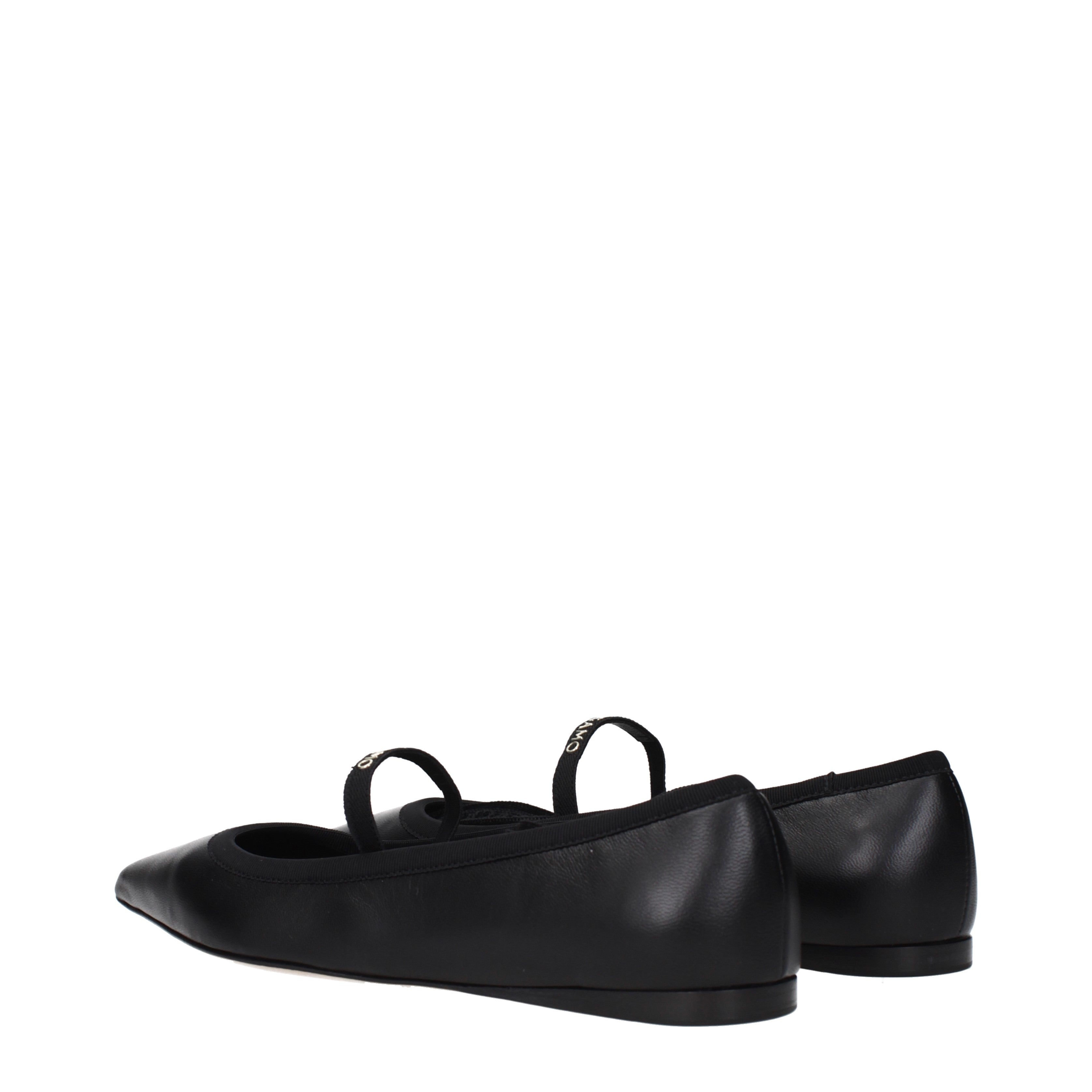 Salvatore Ferragamo バレエシューズ 女性 皮革 黒 | B-Exit – B-Exit