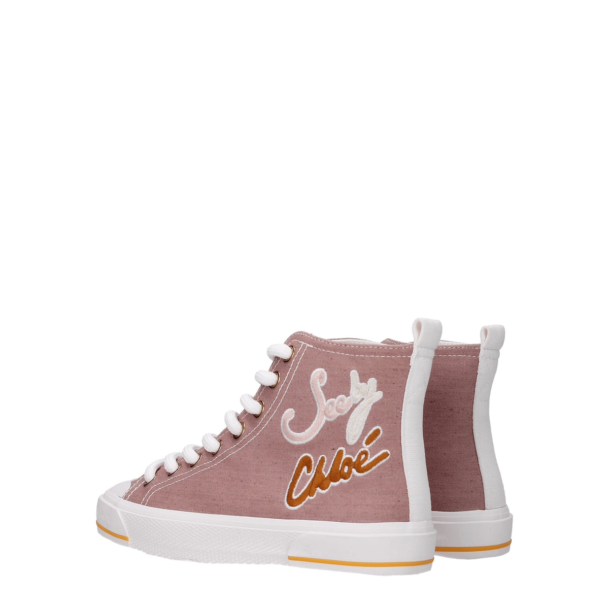See by Chloé Sneakers Donna Tessuto Rosa Rosa Carne