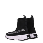 Versace Jeans Sneakers couture Donna Tessuto Nero