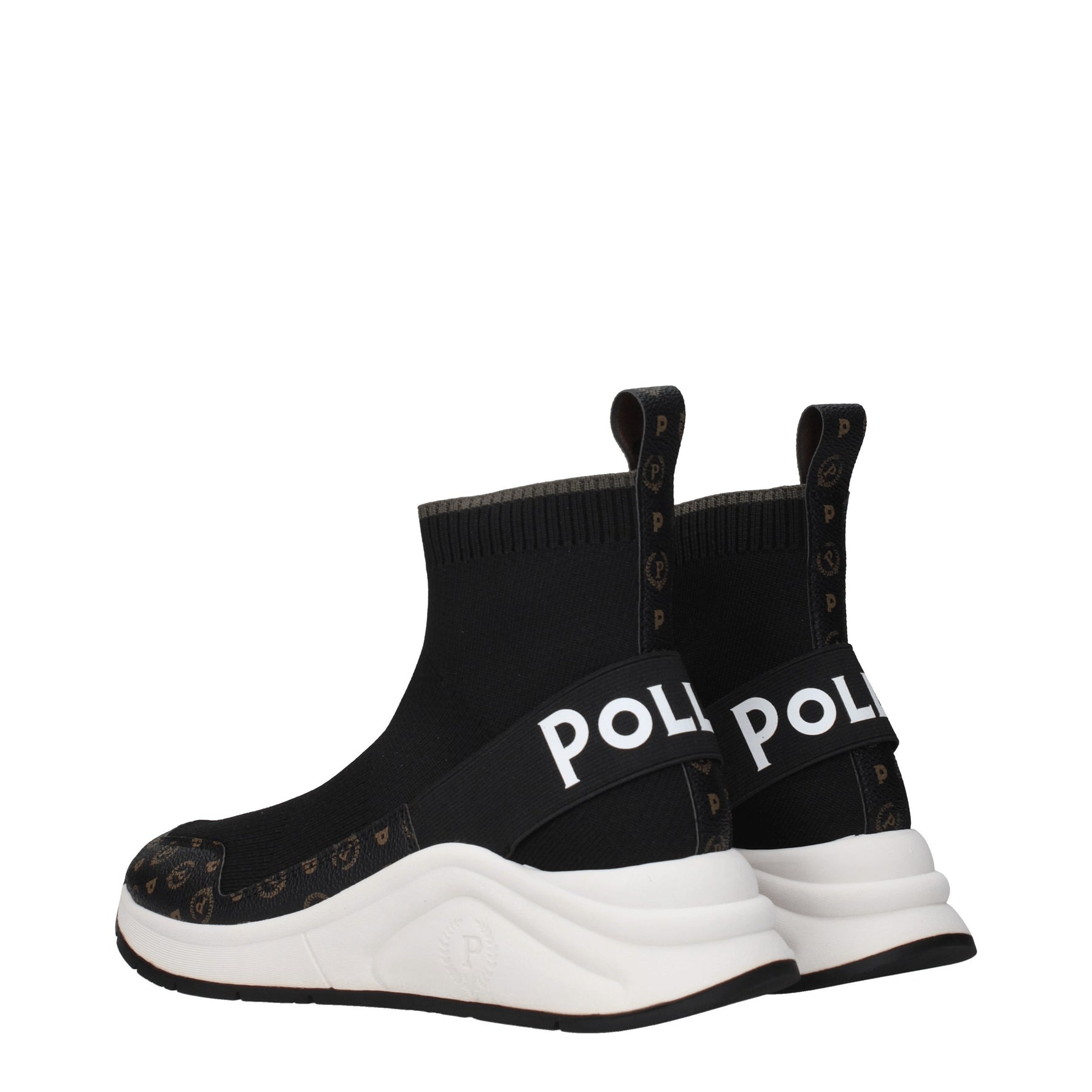 Pollini Sneakers Donna Tessuto Nero
