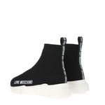 Love Moschino Sneakers Donna Tessuto Nero Bianco