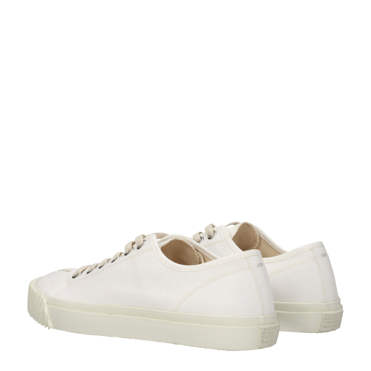 Maison Margiela Sneakers Uomo Tessuto Bianco