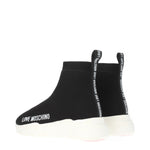 Love Moschino Sneakers Donna Tessuto Nero Bianco
