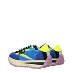 Stella McCartney Sneakers Donna Eco Camoscio Blu Giallo Fluo