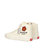 Kenzo Sneakers Uomo Tessuto Bianco Crema