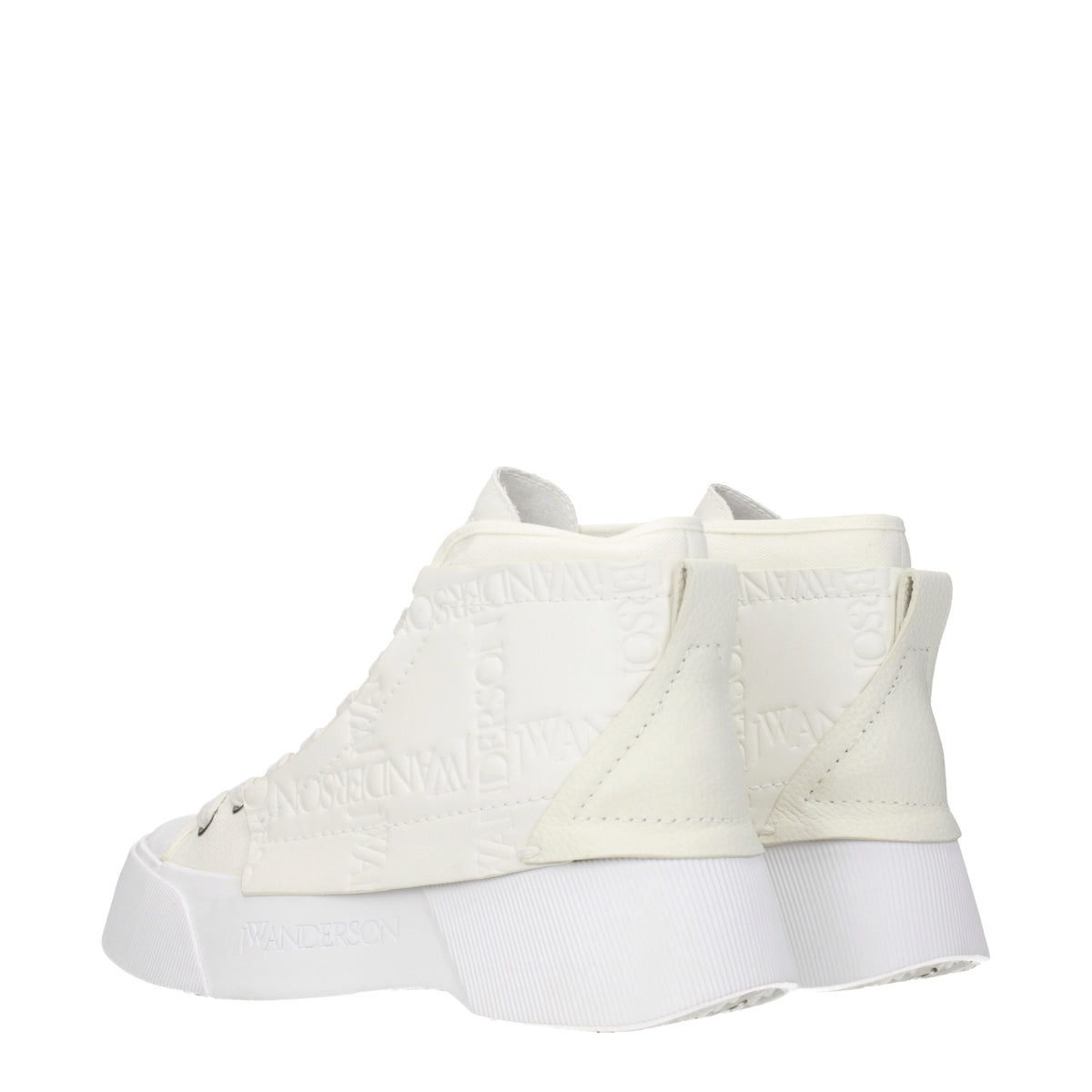 Jw Anderson Sneakers Donna Pelle Bianco