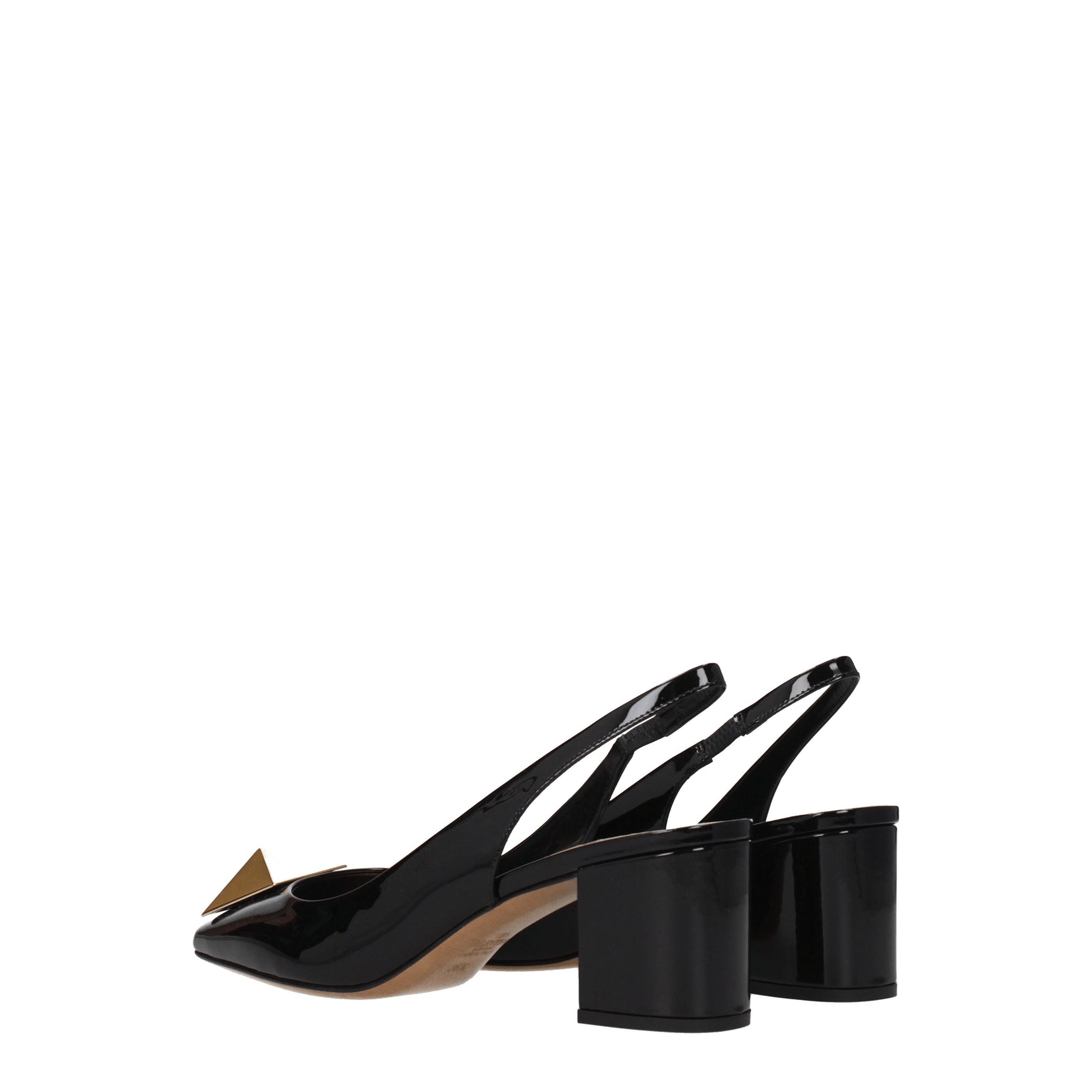 Valentino Garavani Sandali one stud Donna Vernice Nero