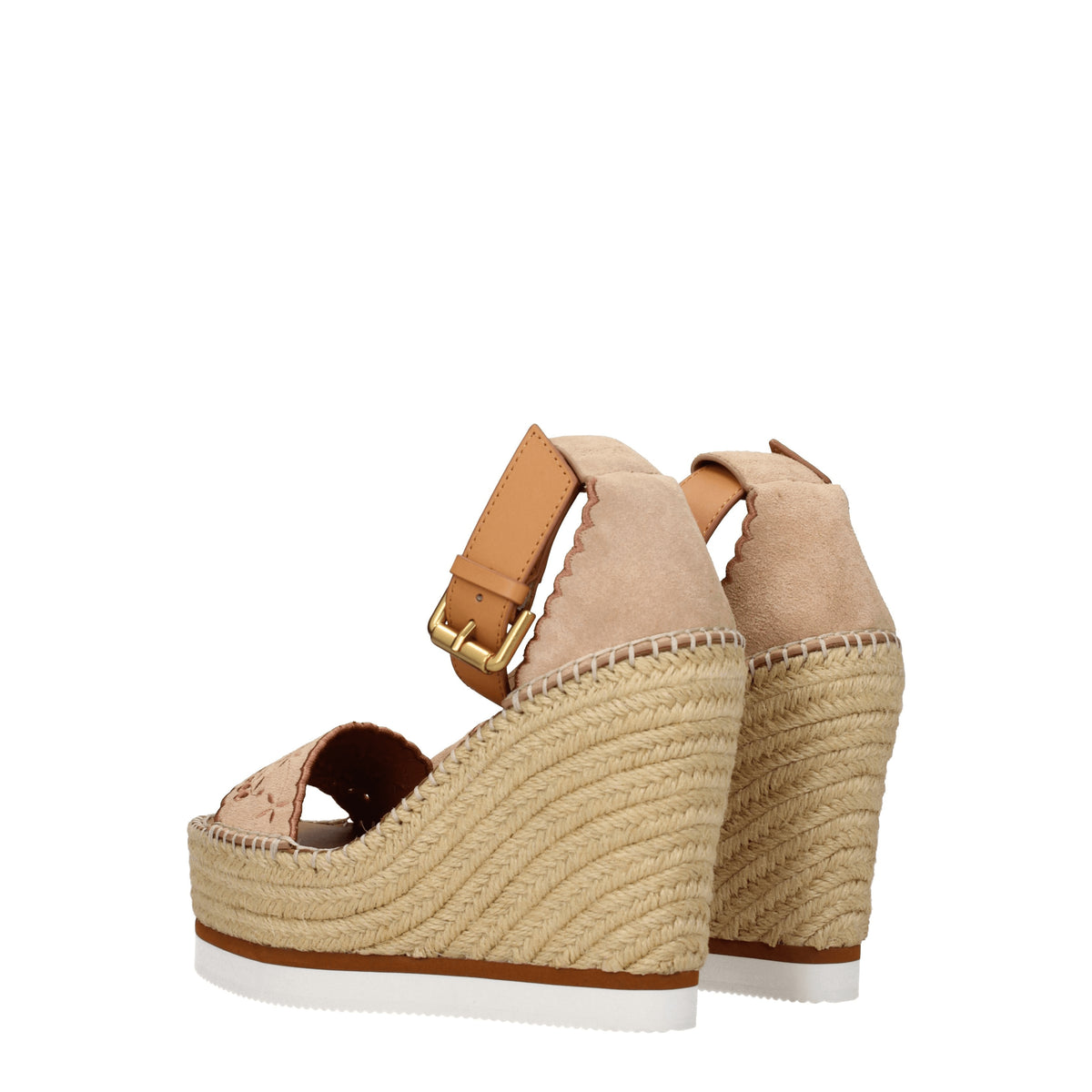 See by Chloé Zeppe Donna Camoscio Beige Rosa Cipria