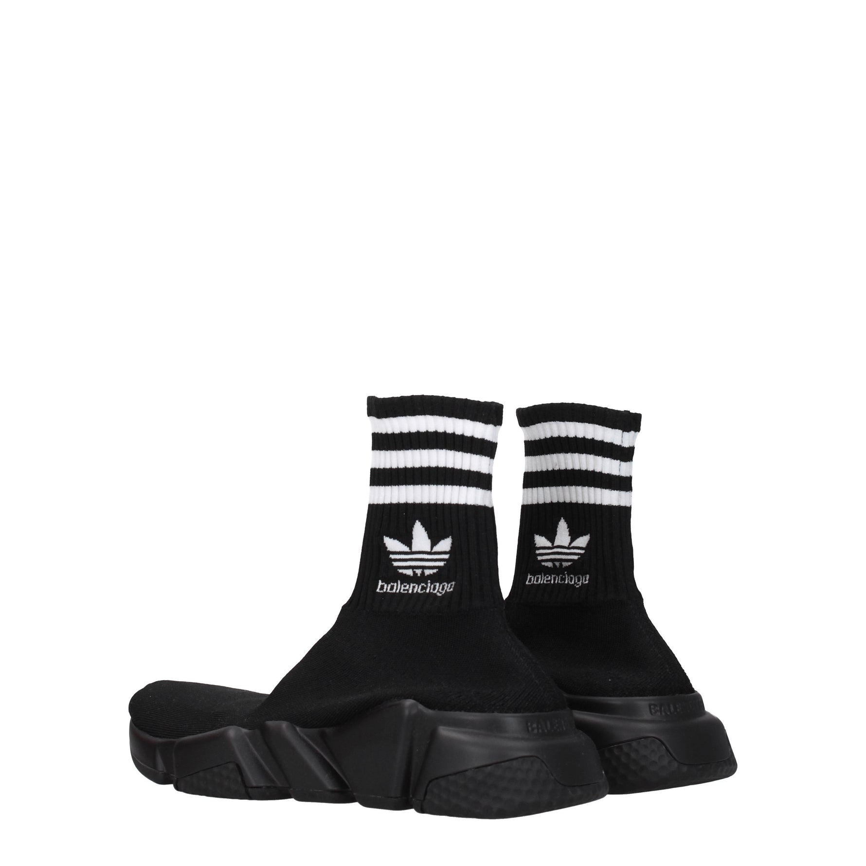 Balenciaga Sneakers adidas speed Donna Tessuto Nero Bianco