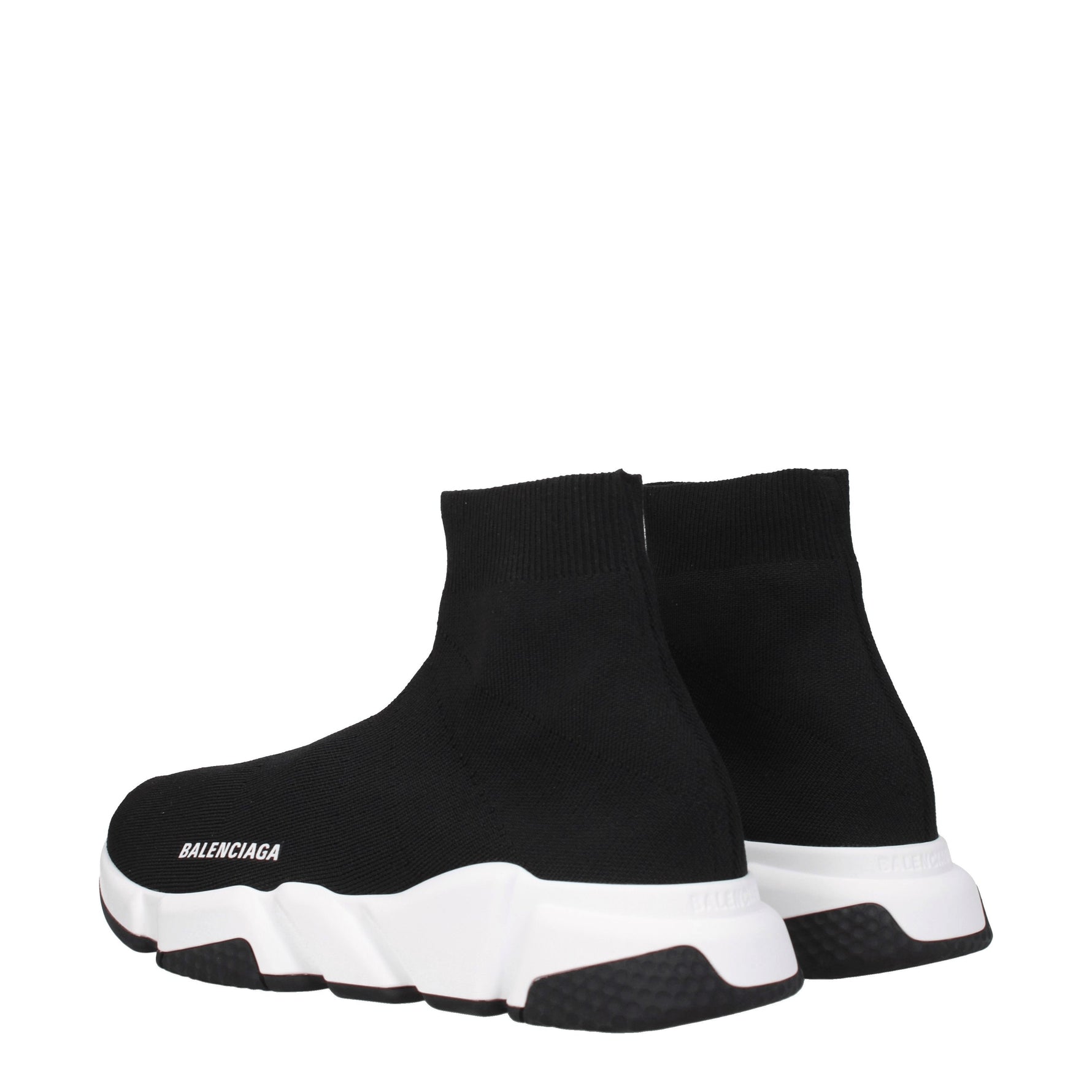 Balenciaga Sneakers speed Uomo Tessuto Nero Bianco