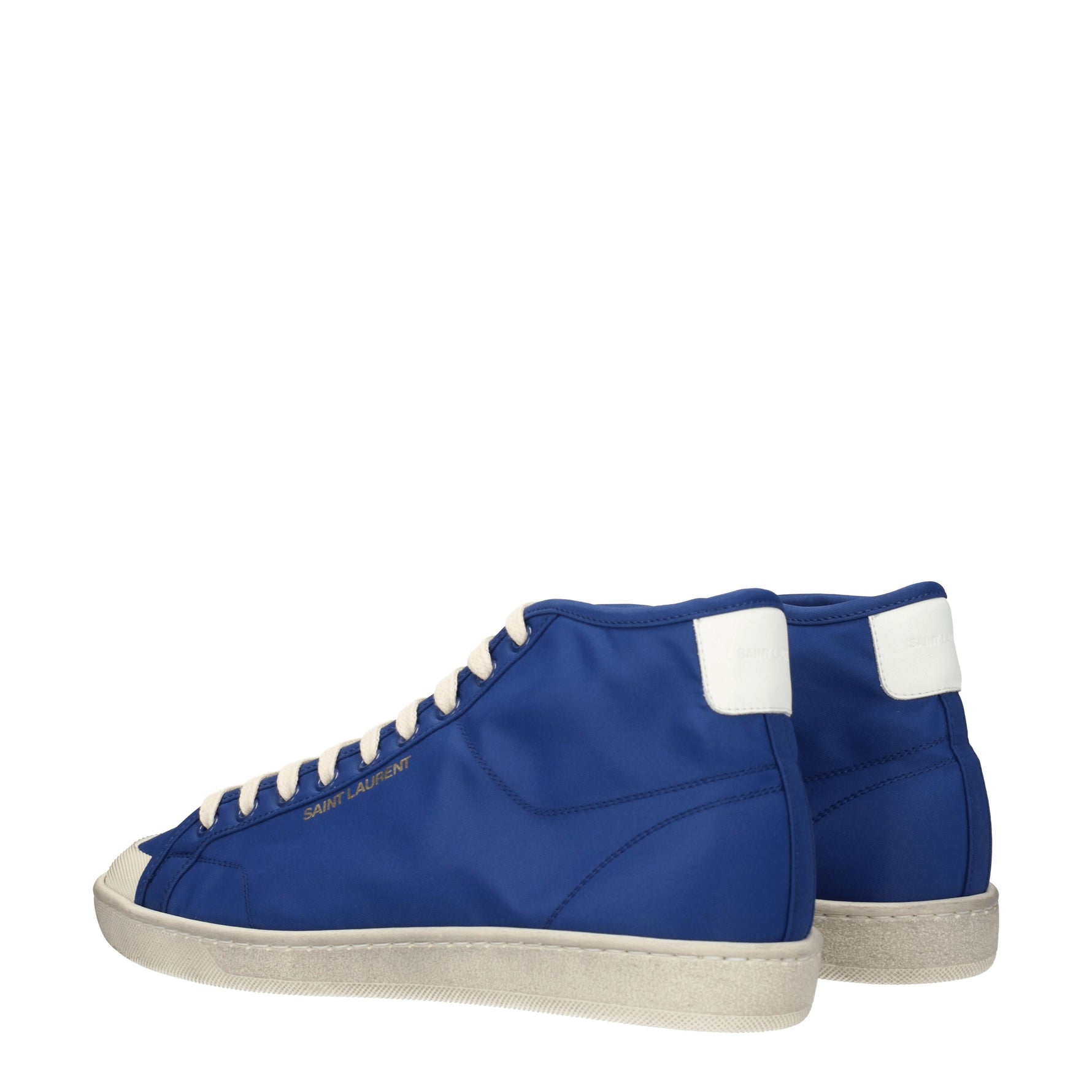 Saint Laurent Sneakers Uomo Nylon Blu Blu Navy