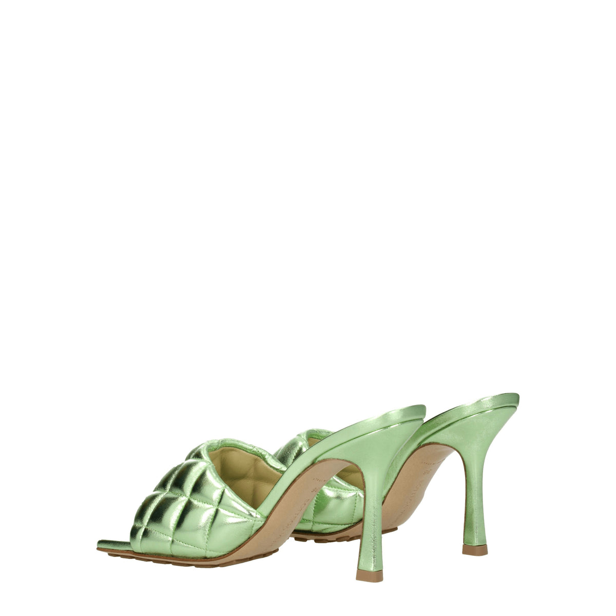 Bottega Veneta Sandali Donna Pelle Verde Pistacchio