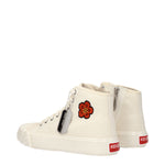 Kenzo Sneakers Donna Tessuto Beige Crema