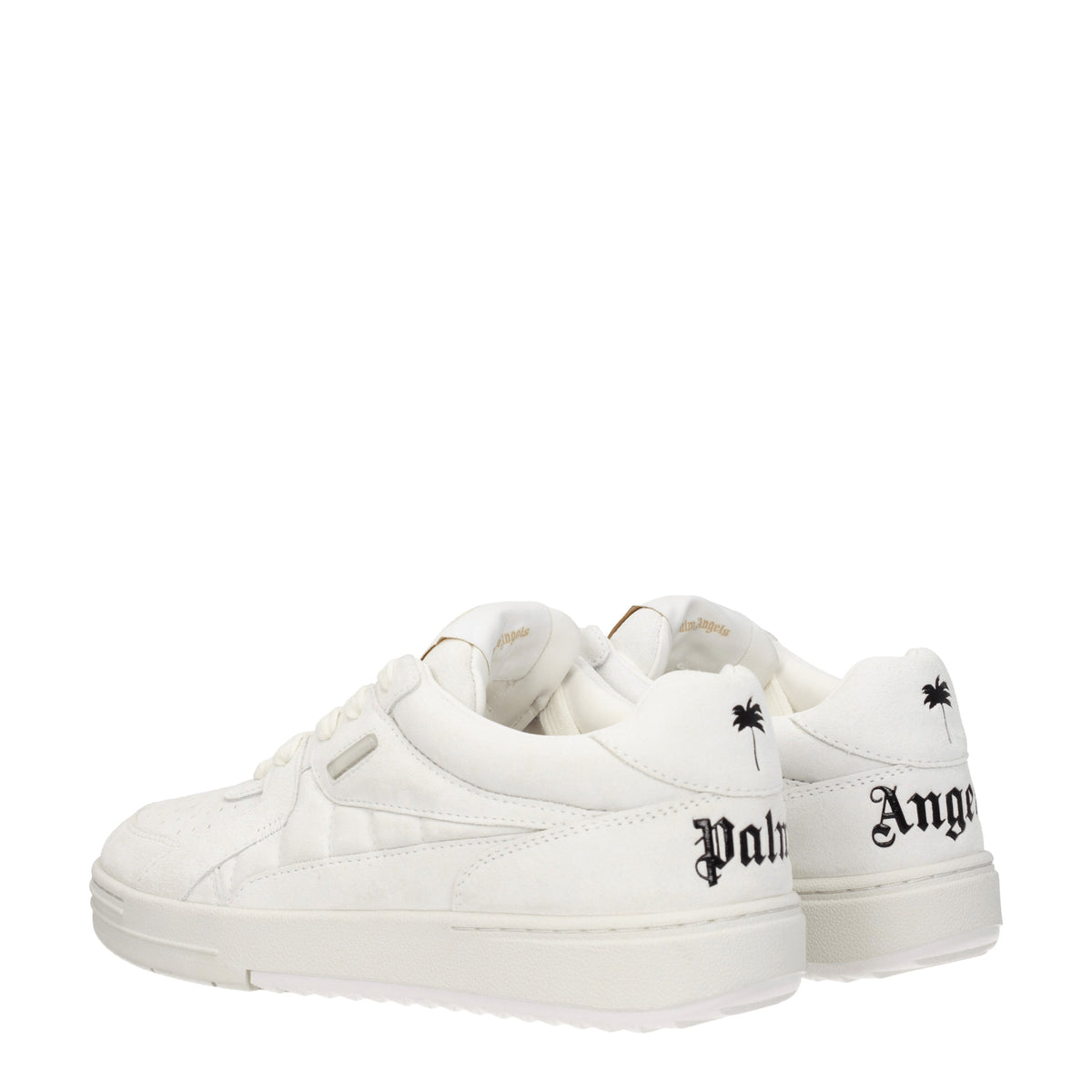 Palm Angels Sneakers Uomo Camoscio Bianco Crema