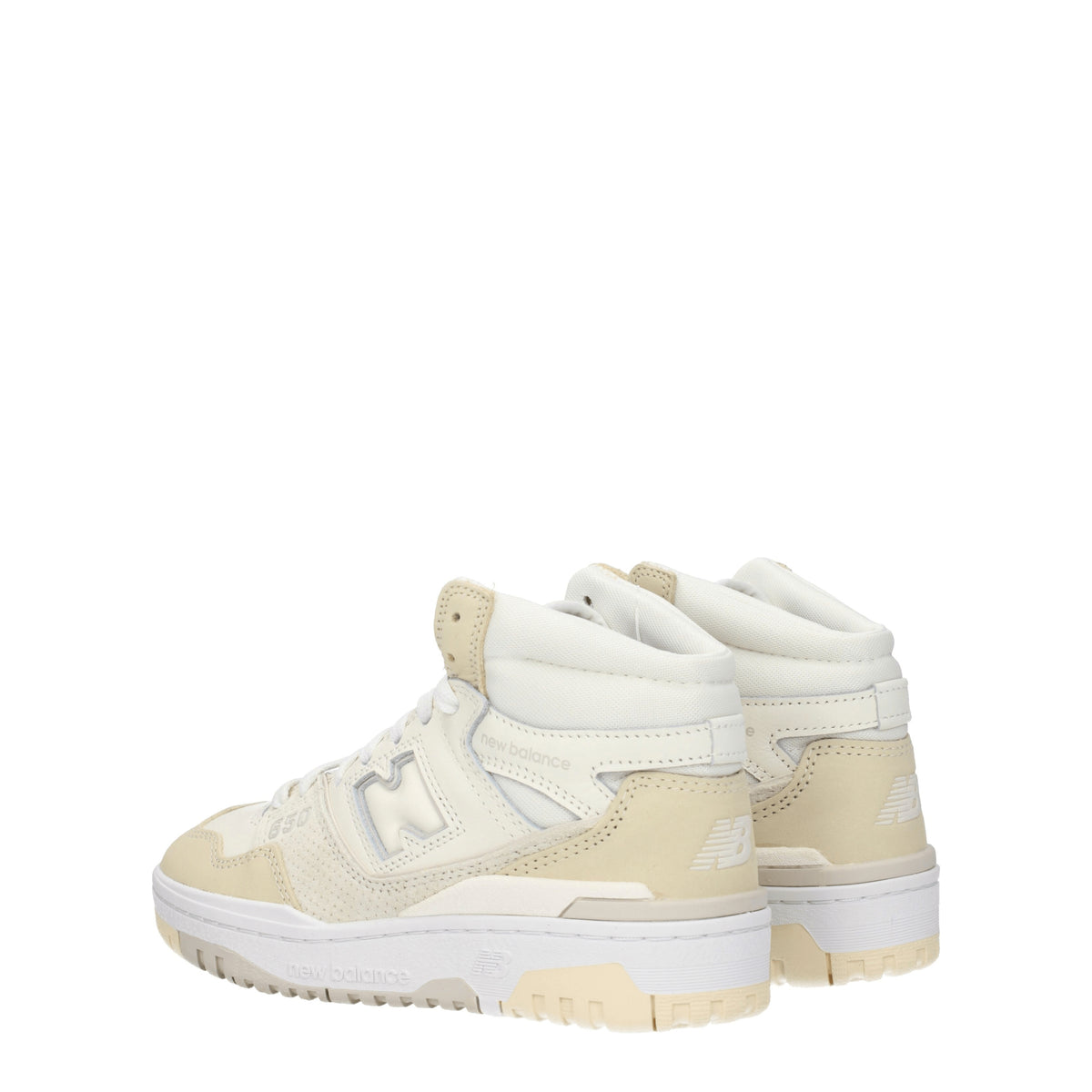 New Balance Sneakers 650 Donna Pelle Bianco Noce