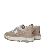 New Balance Sneakers 550 Uomo Pelle Beige Tortora
