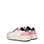 Kenzo Sneakers Donna Pelle Bianco Rosa