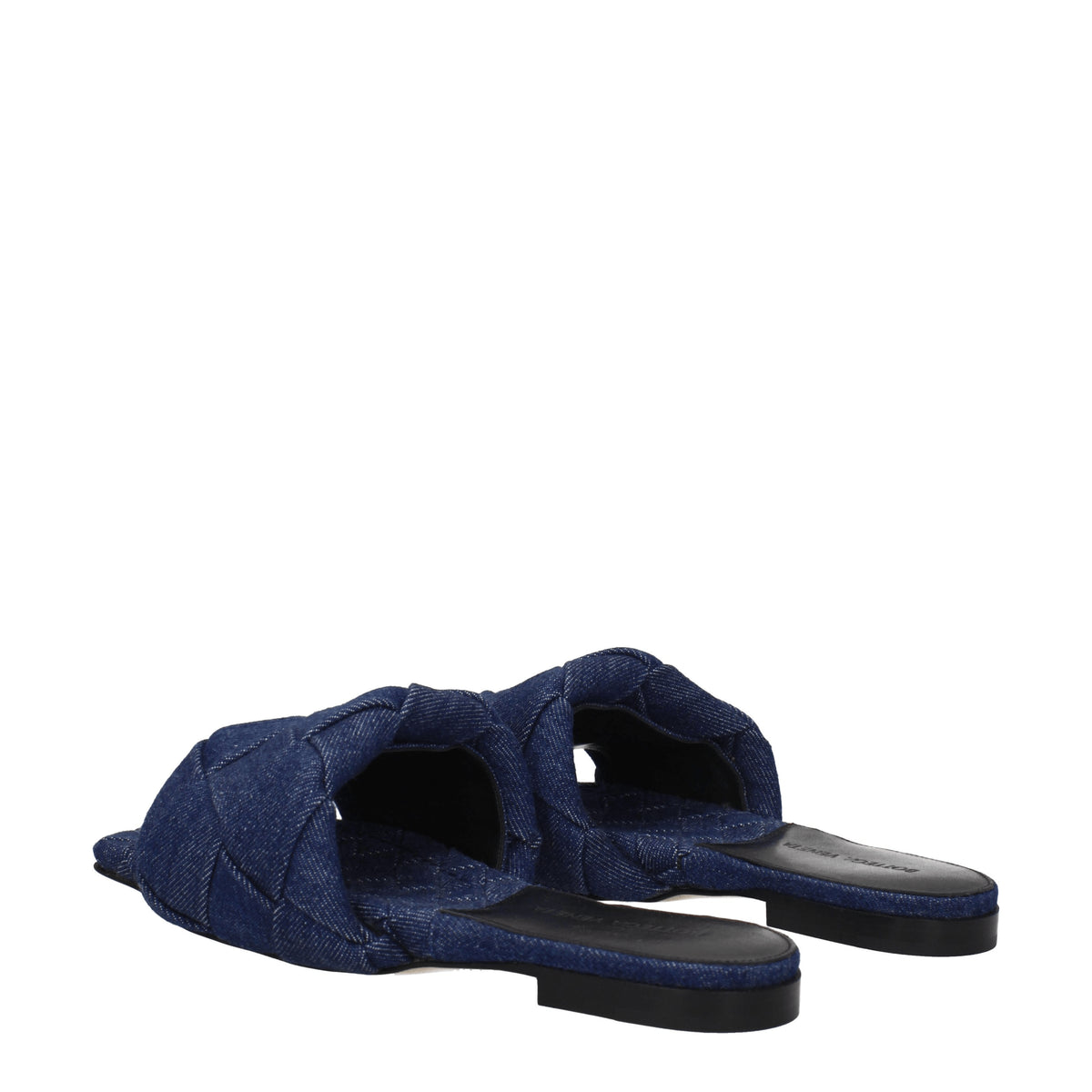 Bottega Veneta Ciabatte e Zoccoli lido Donna Tessuto Blu Denim