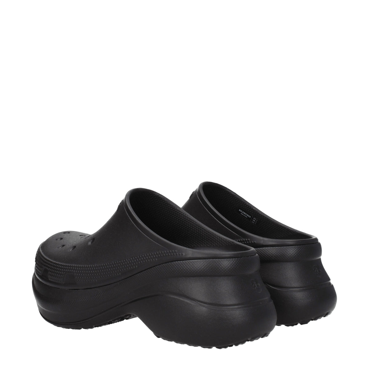 Balenciaga Ciabatte e Zoccoli crocs Donna Gomma Nero