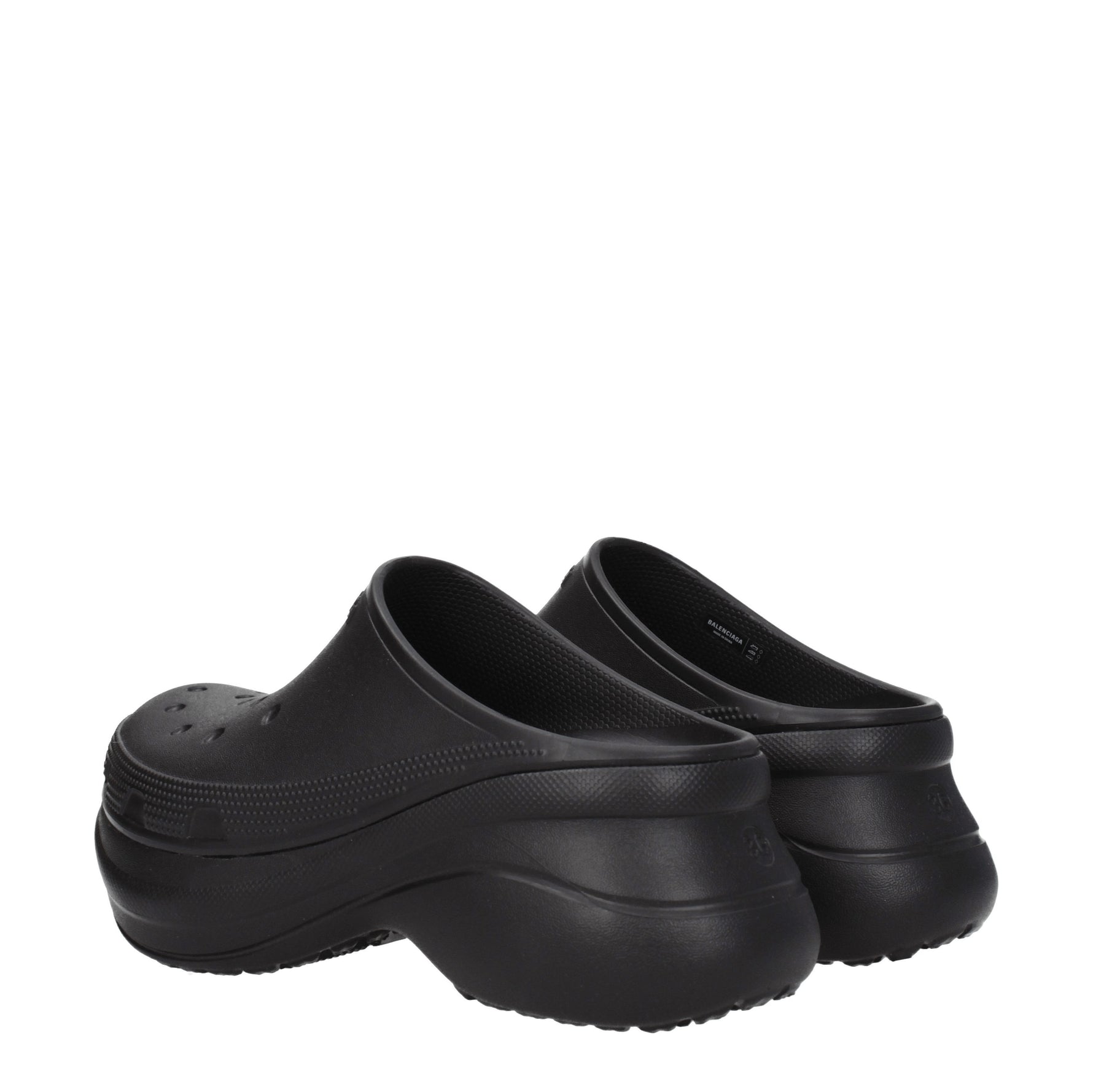 Balenciaga Ciabatte e Zoccoli crocs Donna Gomma Nero