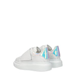 Alexander McQueen Idee Regalo sneakers kids Donna Pelle Bianco Multicolore