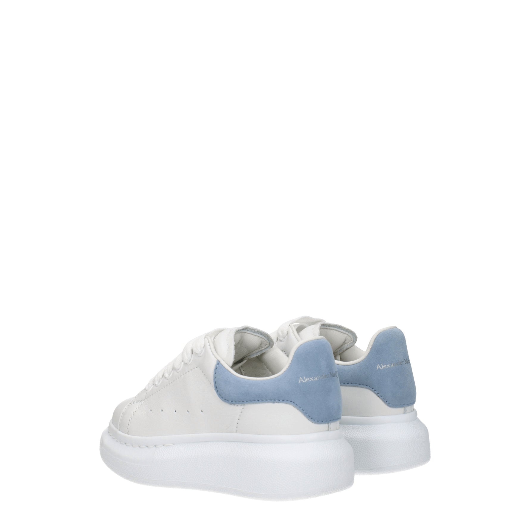 Alexander McQueen Idee regalo sneakers kids Uomo Pelle Bianco Celeste