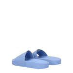 Balenciaga Idee Regalo slippers kids Donna Gomma Blu Soft Sky