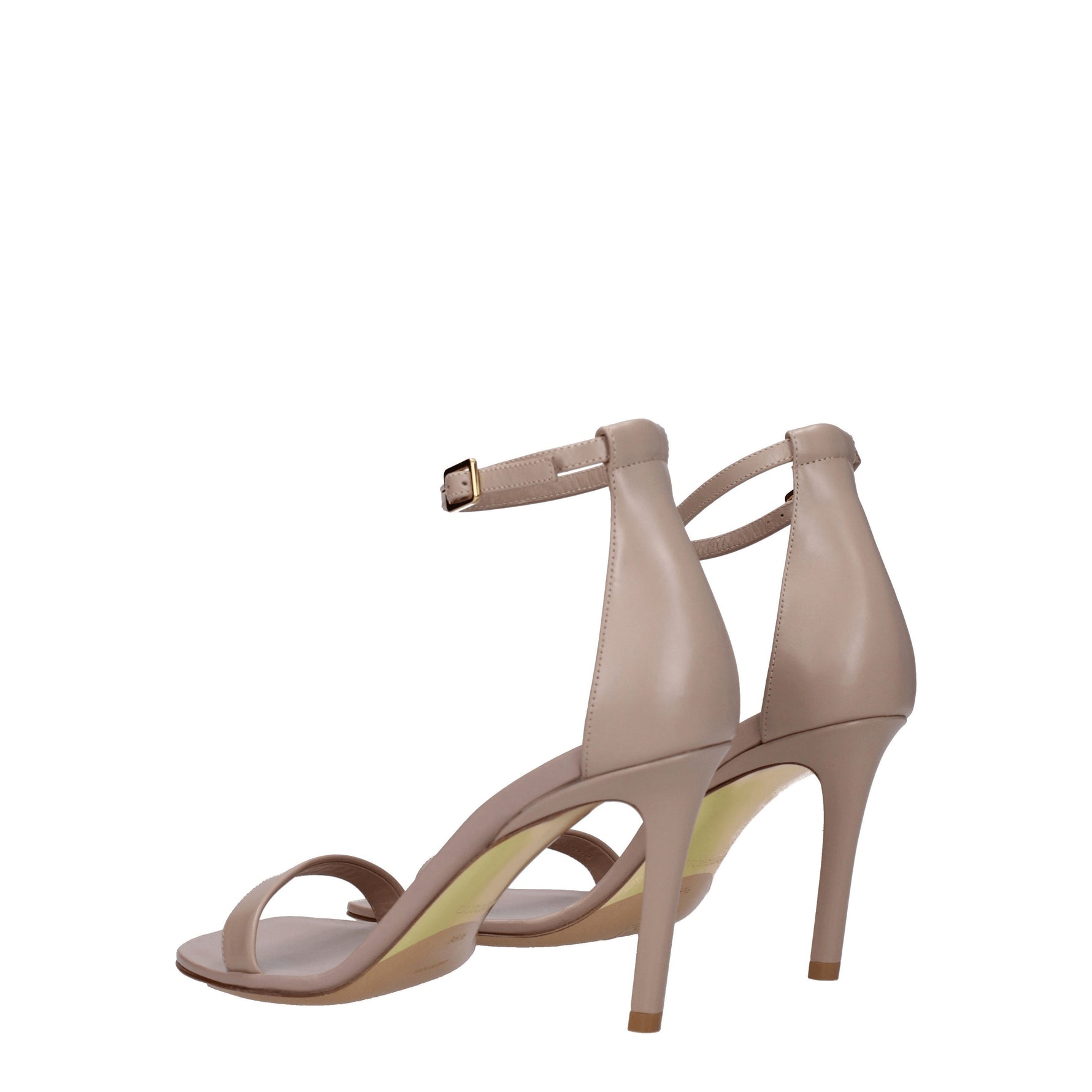 Burberry Sandali Donna Pelle Beige Mandorla