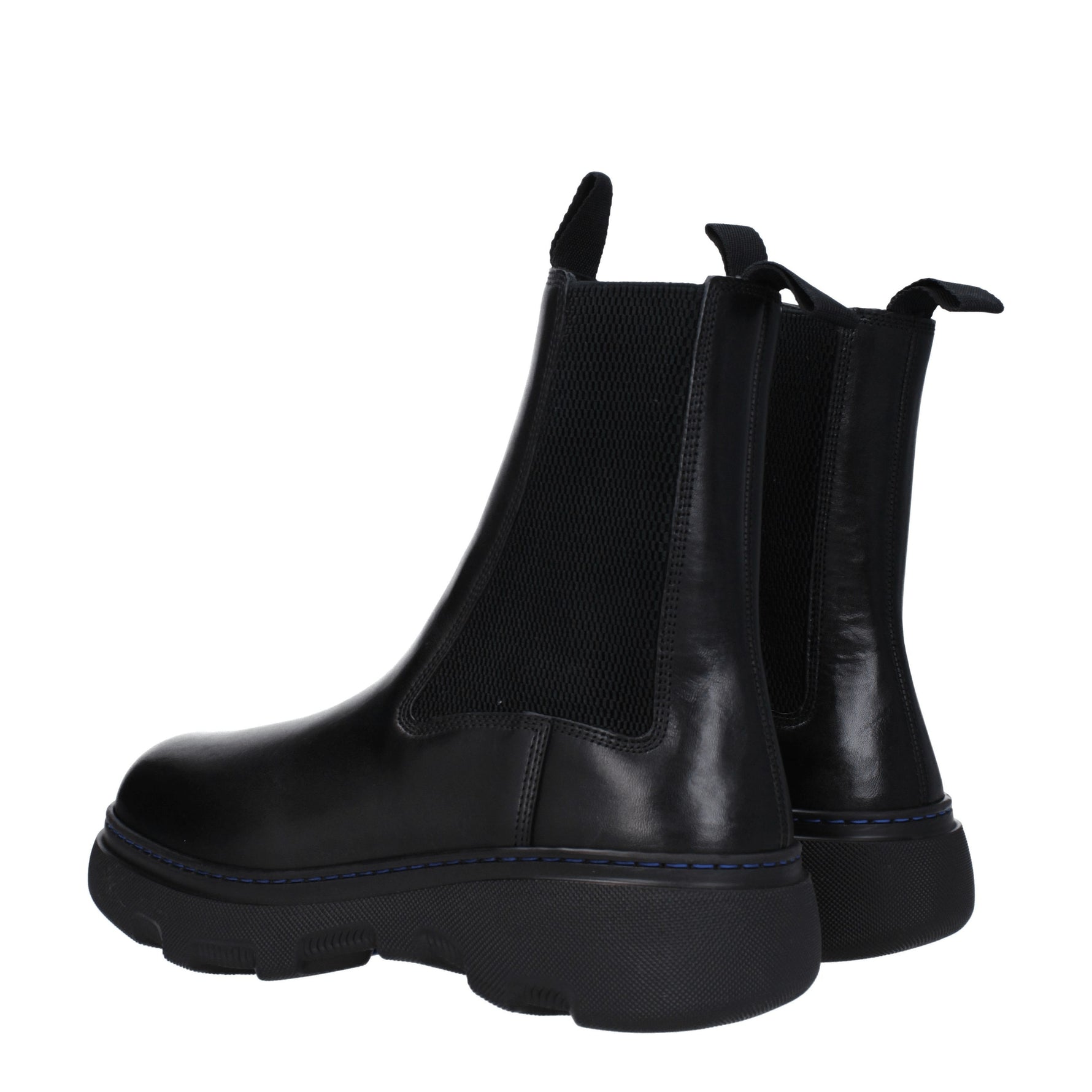 Burberry Stivaletti chelsea Uomo Pelle Nero