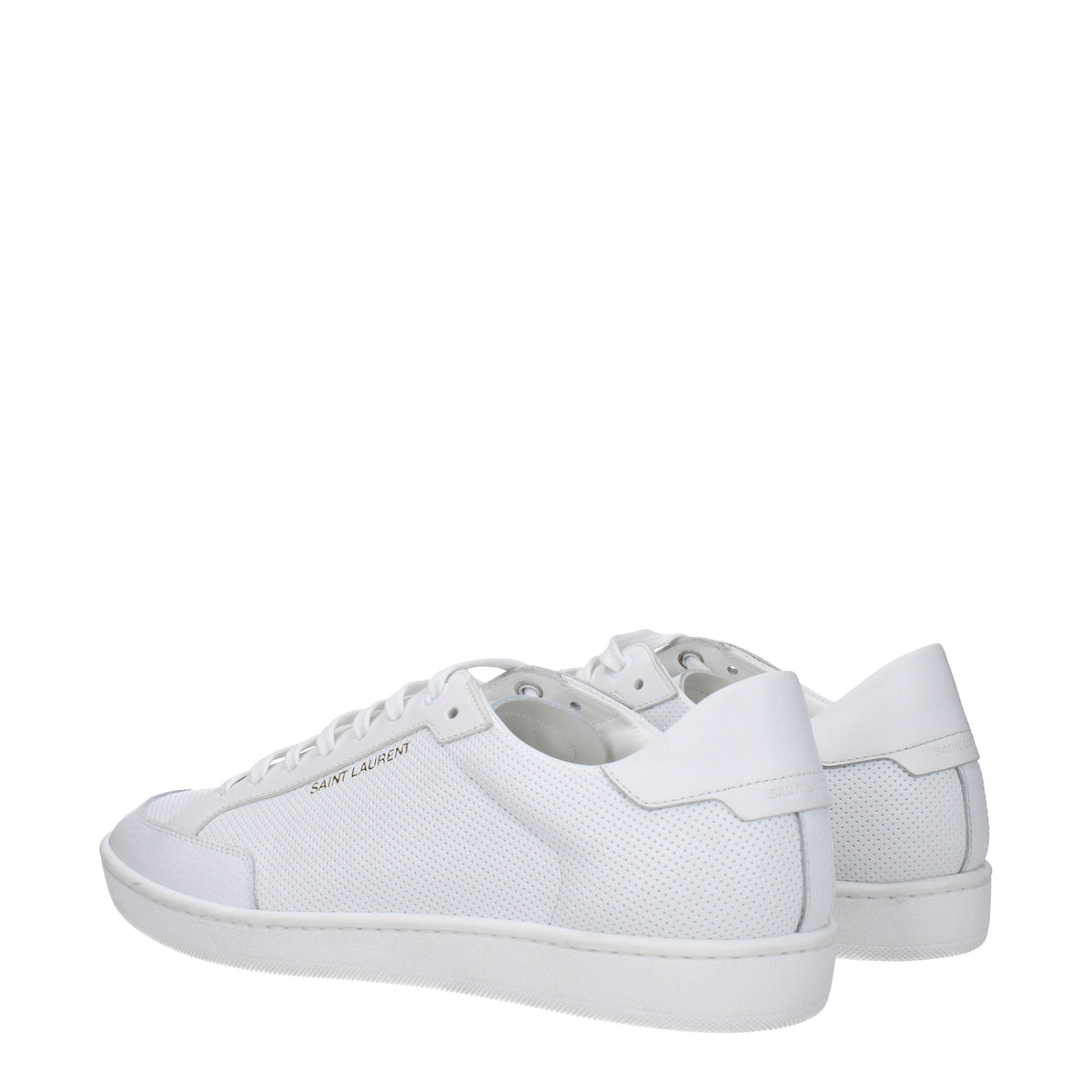 Saint Laurent Sneakers Uomo Pelle Bianco