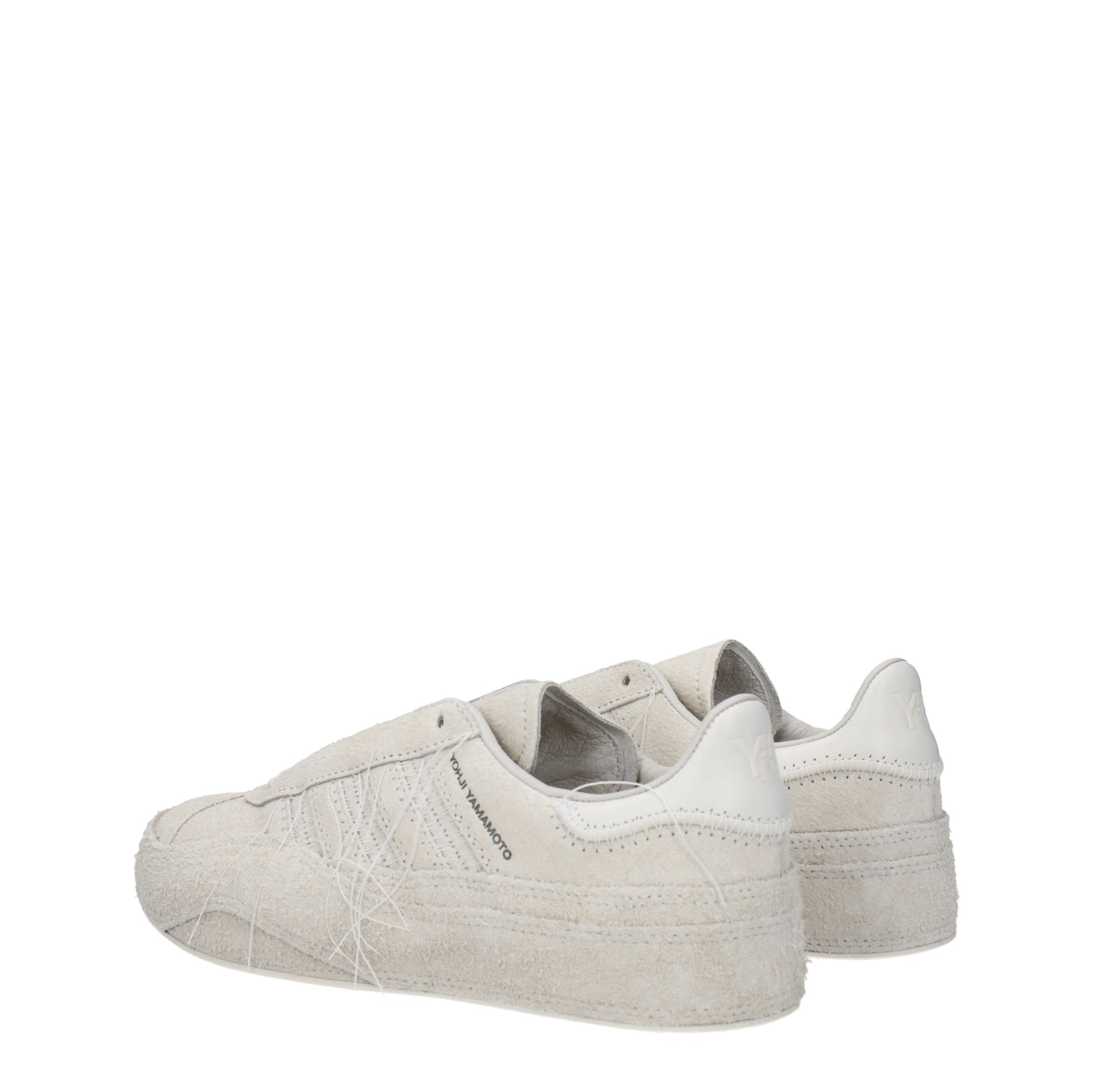 Y3 Yamamoto Sneakers gazelle Donna Camoscio Beige Bianco Sporco