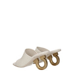 Salvatore Ferragamo Sandali astro Donna Pelle Beige Mascarpone