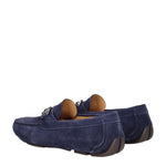 Salvatore Ferragamo Mocassini parigi eco Uomo Camoscio Blu Blu Marino