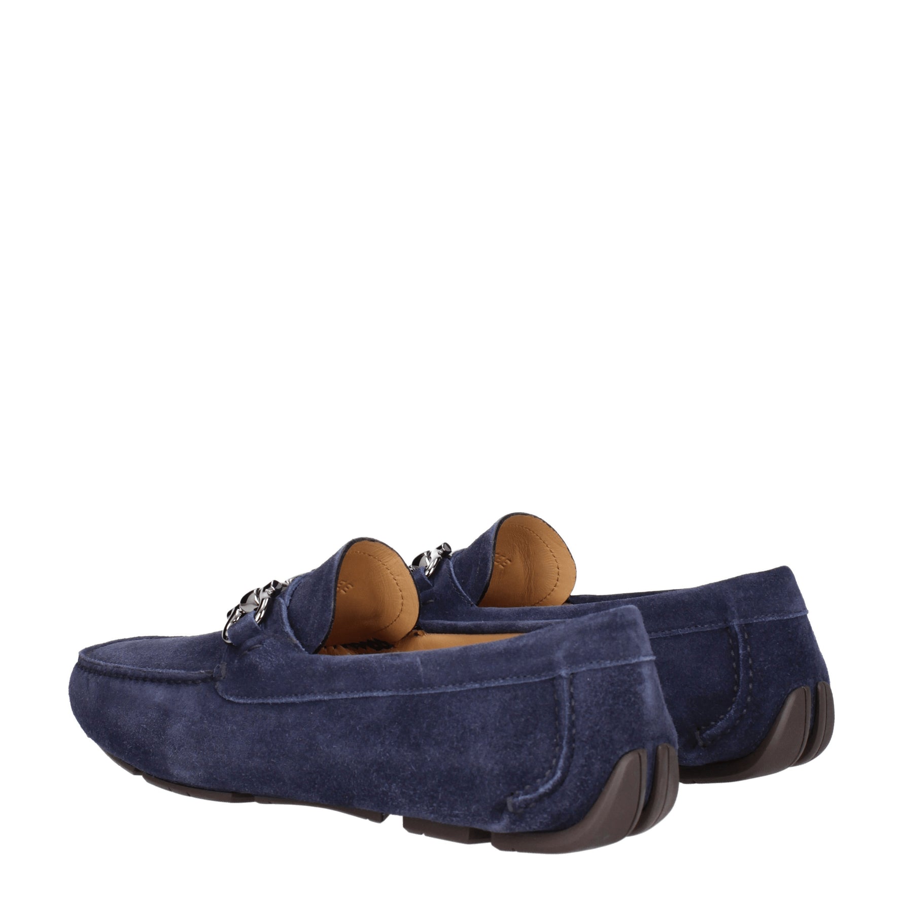 Salvatore Ferragamo Mocassini parigi eco Uomo Camoscio Blu Blu Marino