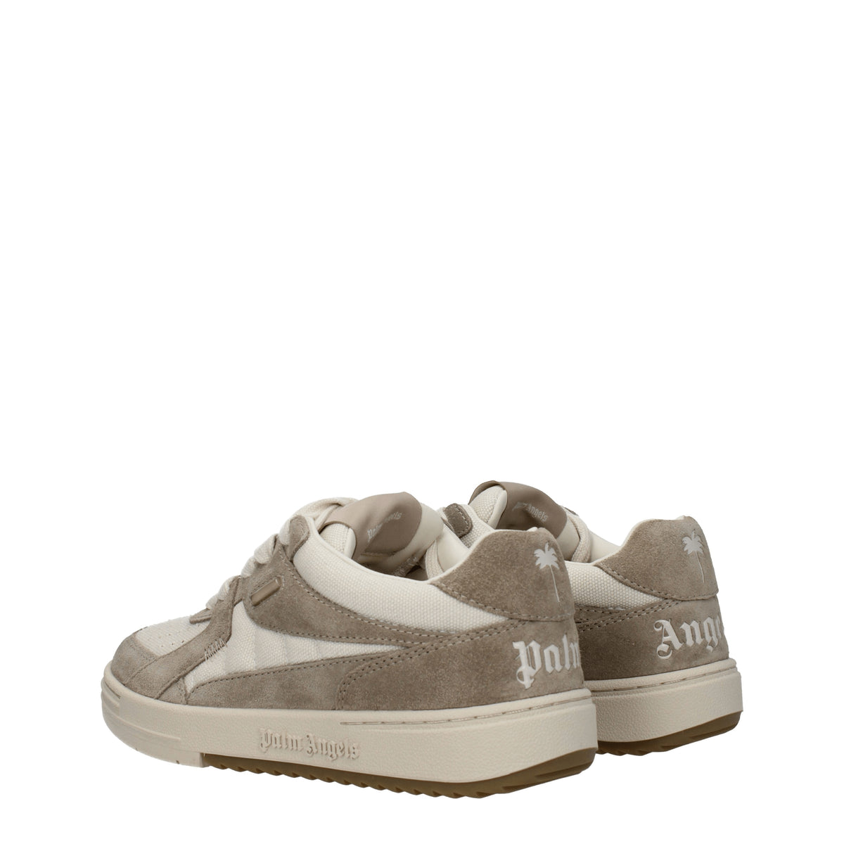 Palm Angels Sneakers Donna Tessuto Beige Camel