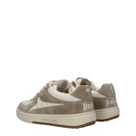 Palm Angels Sneakers Donna Tessuto Beige Camel
