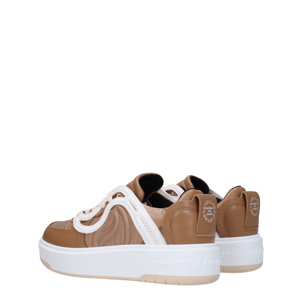 Stella McCartney Sneakers Donna Tessuto Marrone