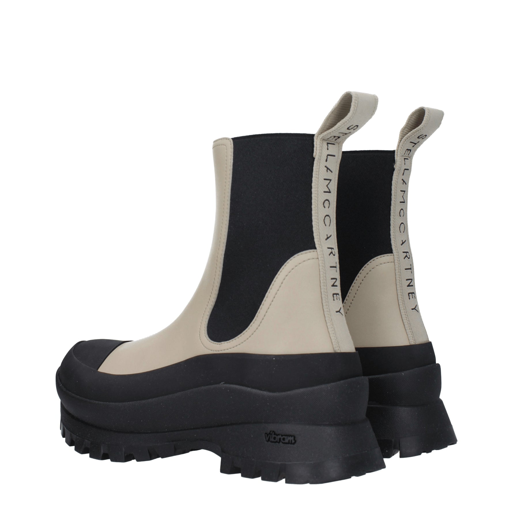 Stella McCartney Stivaletti vibram Donna Eco Pelle Nero Talpa