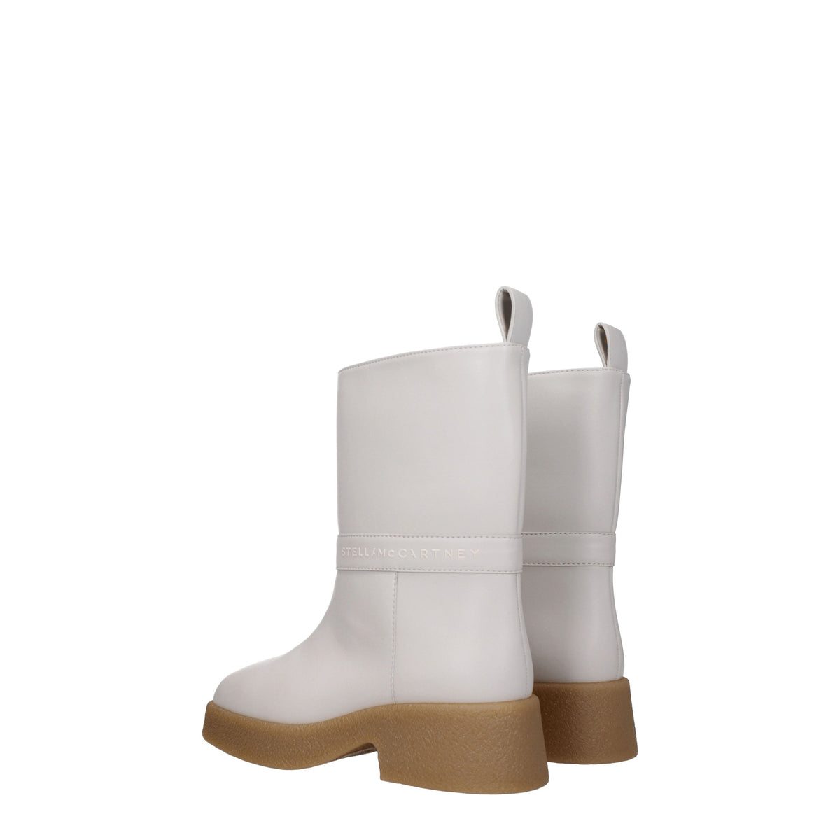 Stella McCartney Stivaletti skyla Donna Eco Pelle Beige Latte