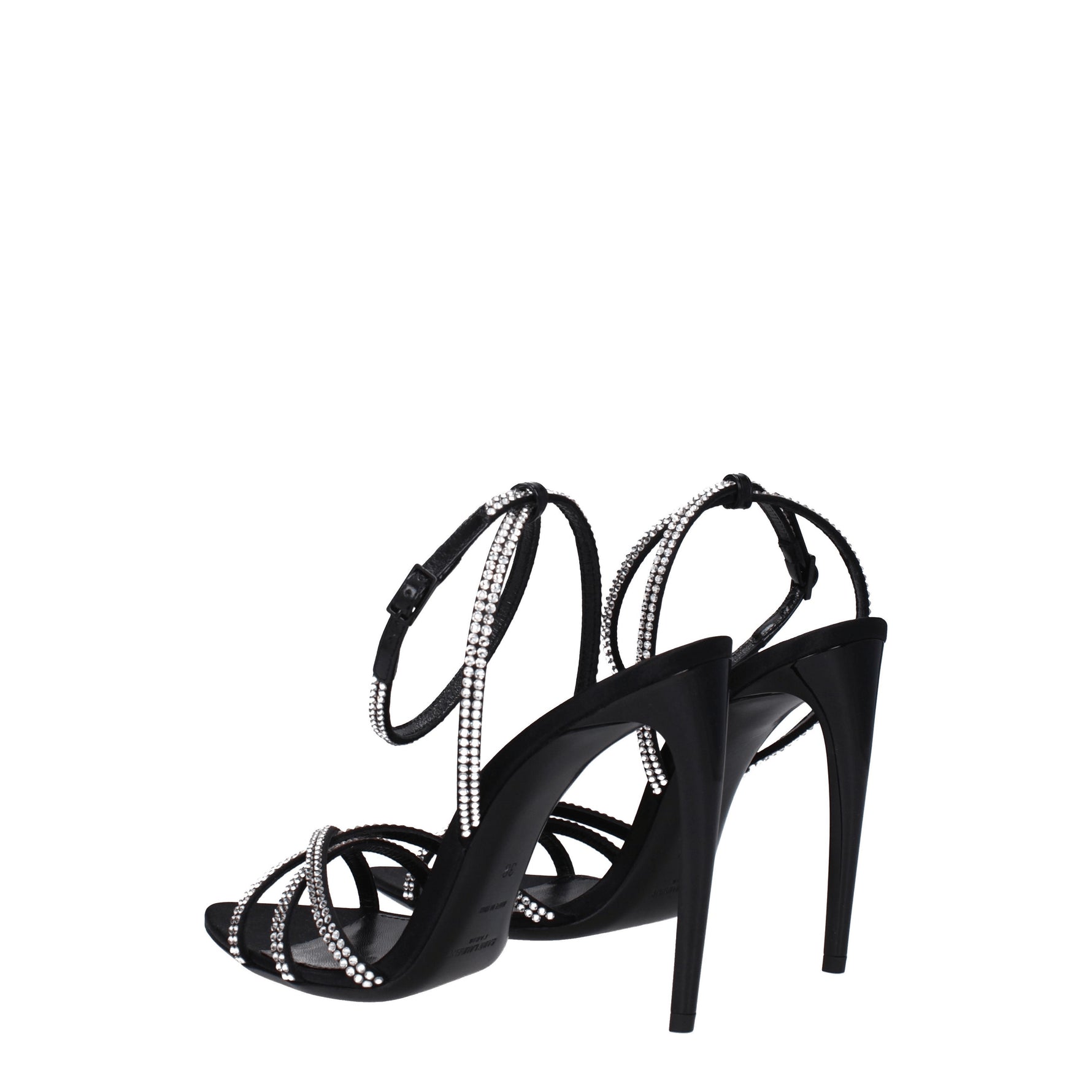 Saint Laurent Sandali ava Donna Raso Nero