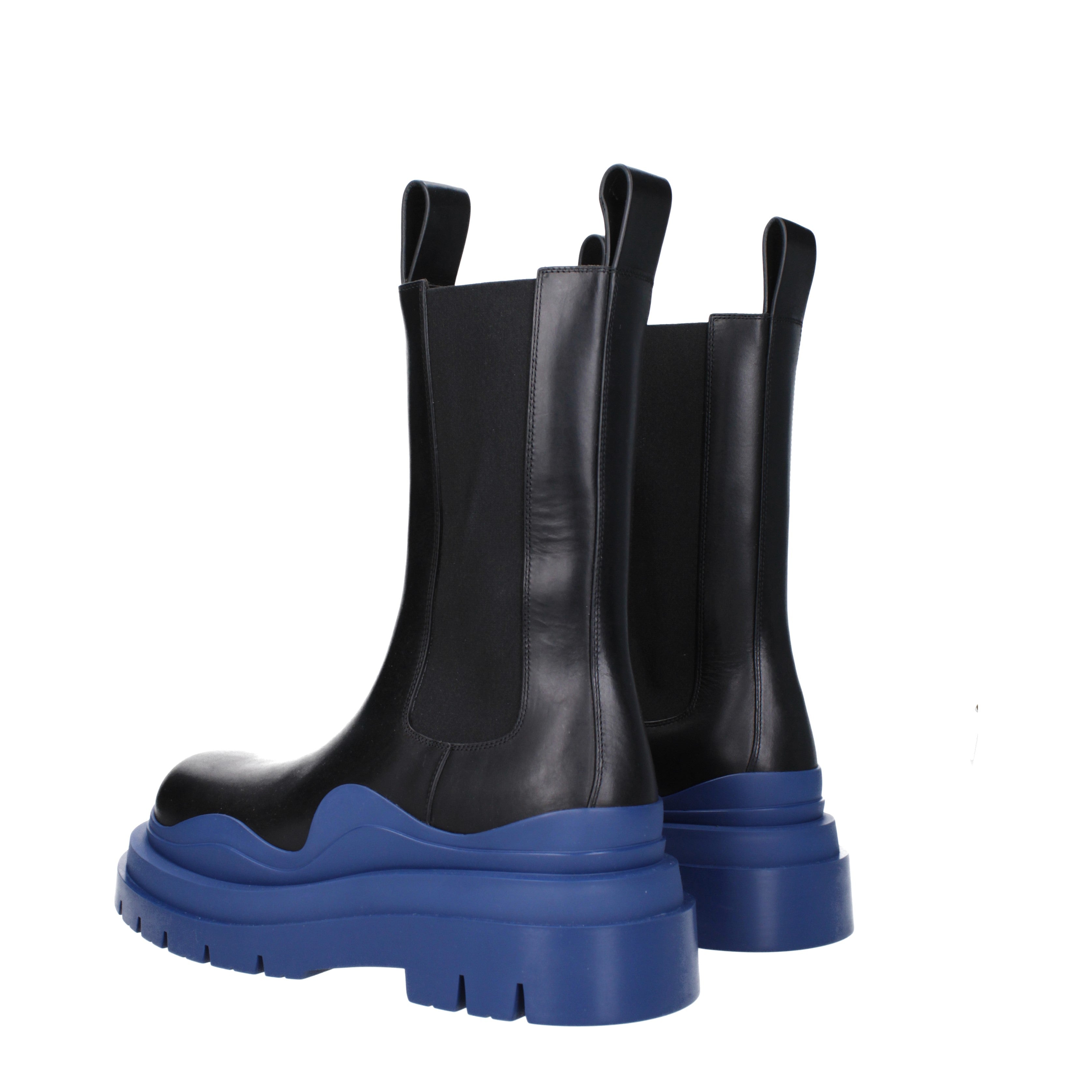 Bottega Veneta Ankle Boots Men Leather Black/Cruise | B-Exit – B