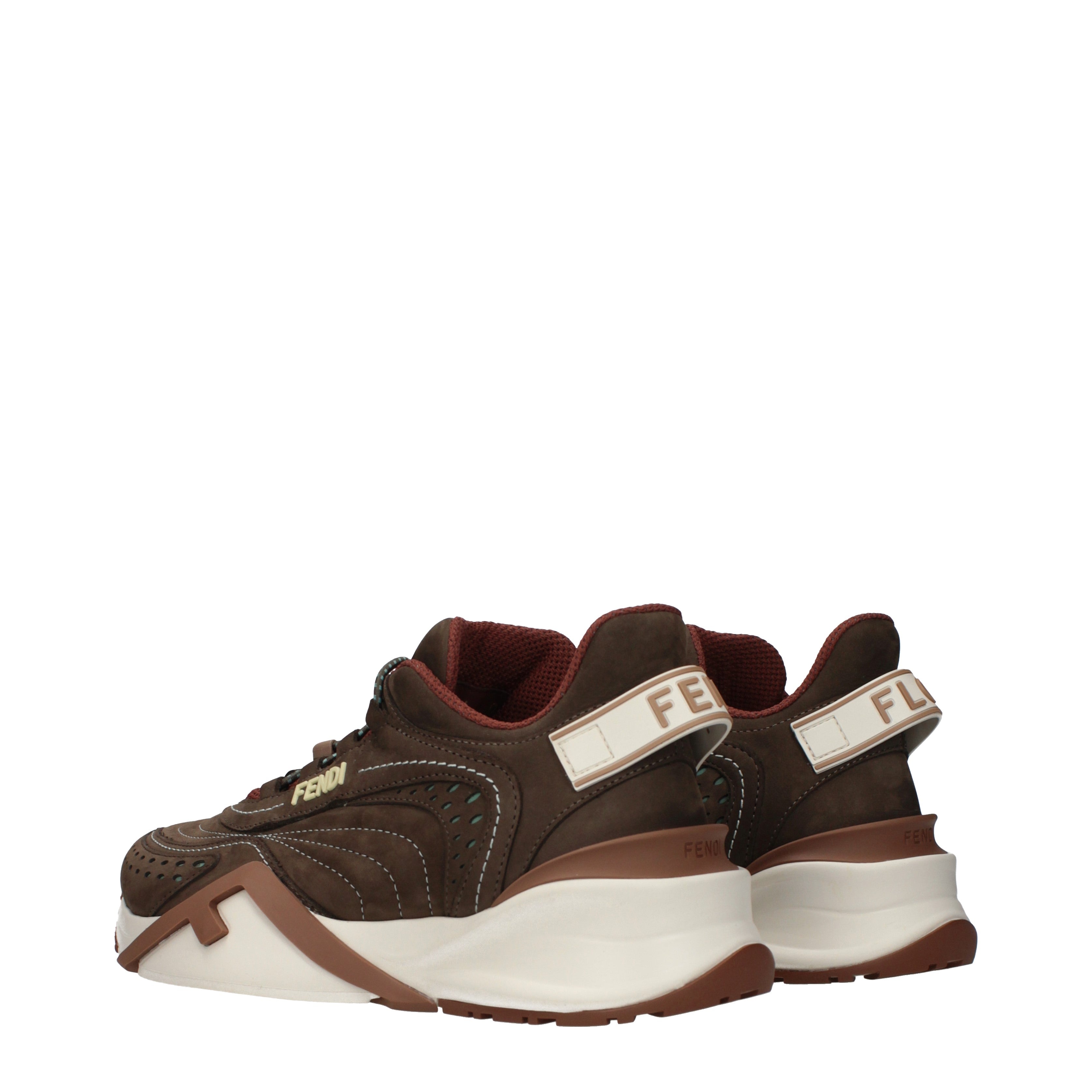 Fendi Sneakers Women Suede Brown | B-Exit – B-Exit top shop online