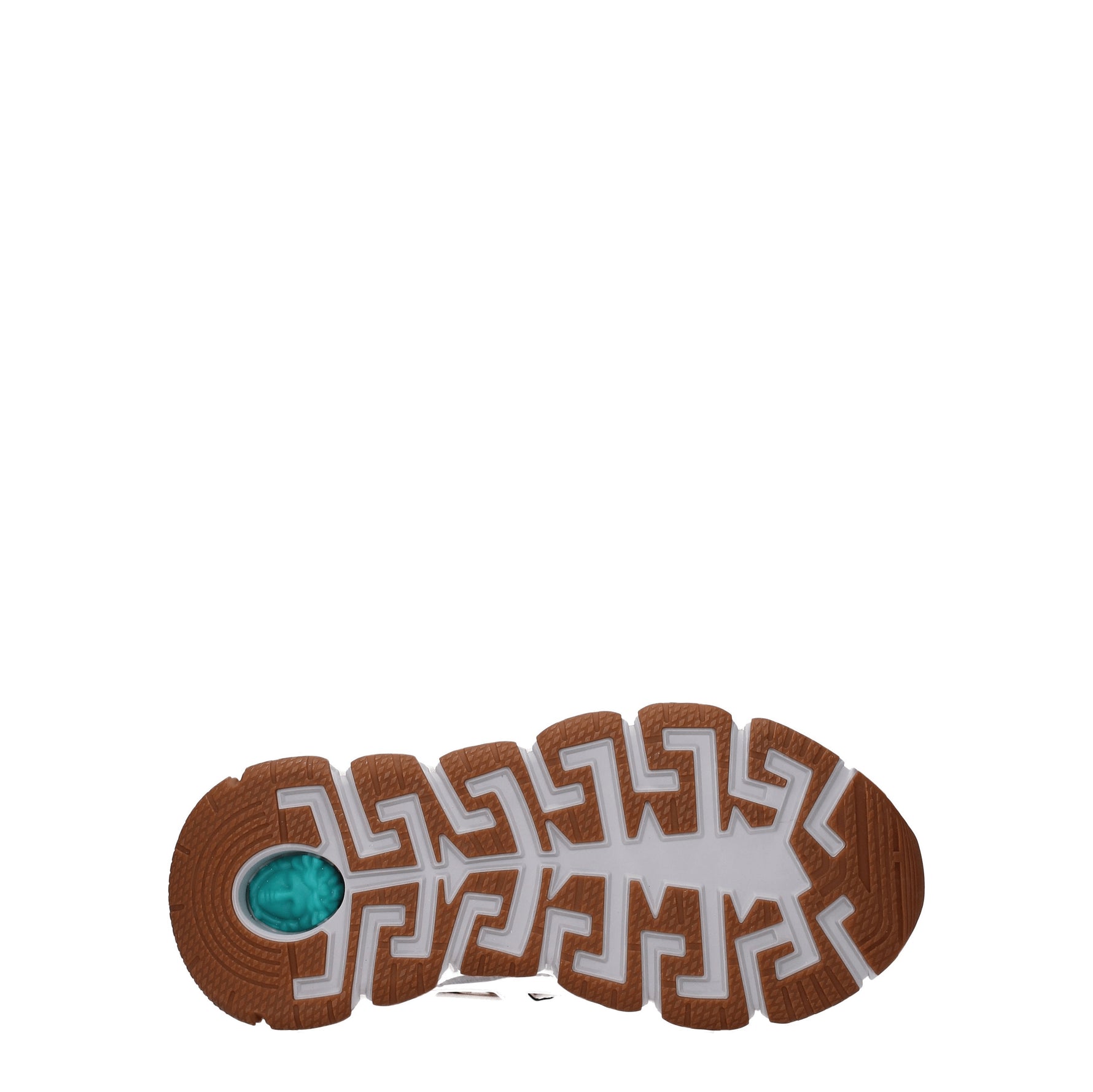 Versace Sneakers trigreca Donna Pelle Bianco Grigio