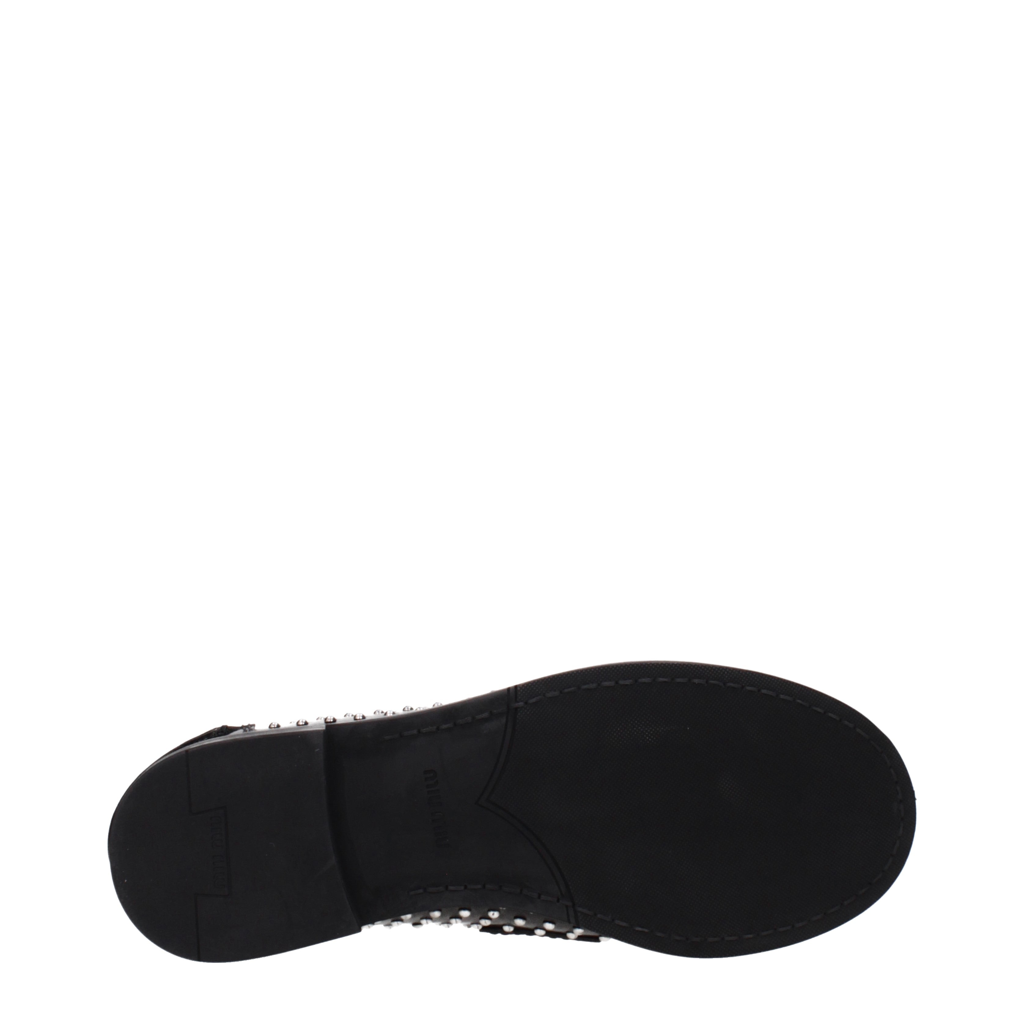 Miu Miu ローファー 女性 皮革 黒 | B-Exit – B-Exit top shop online